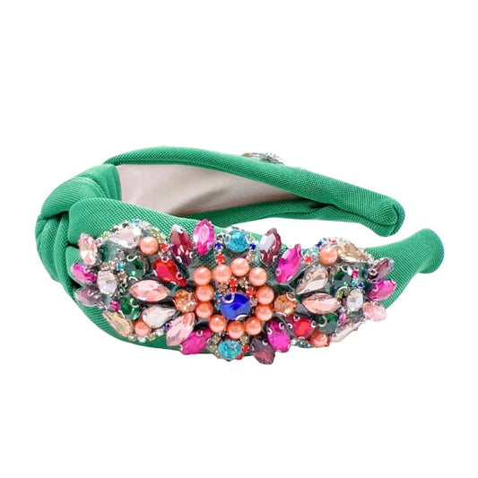 TJ Christina Gem Emerald Headband