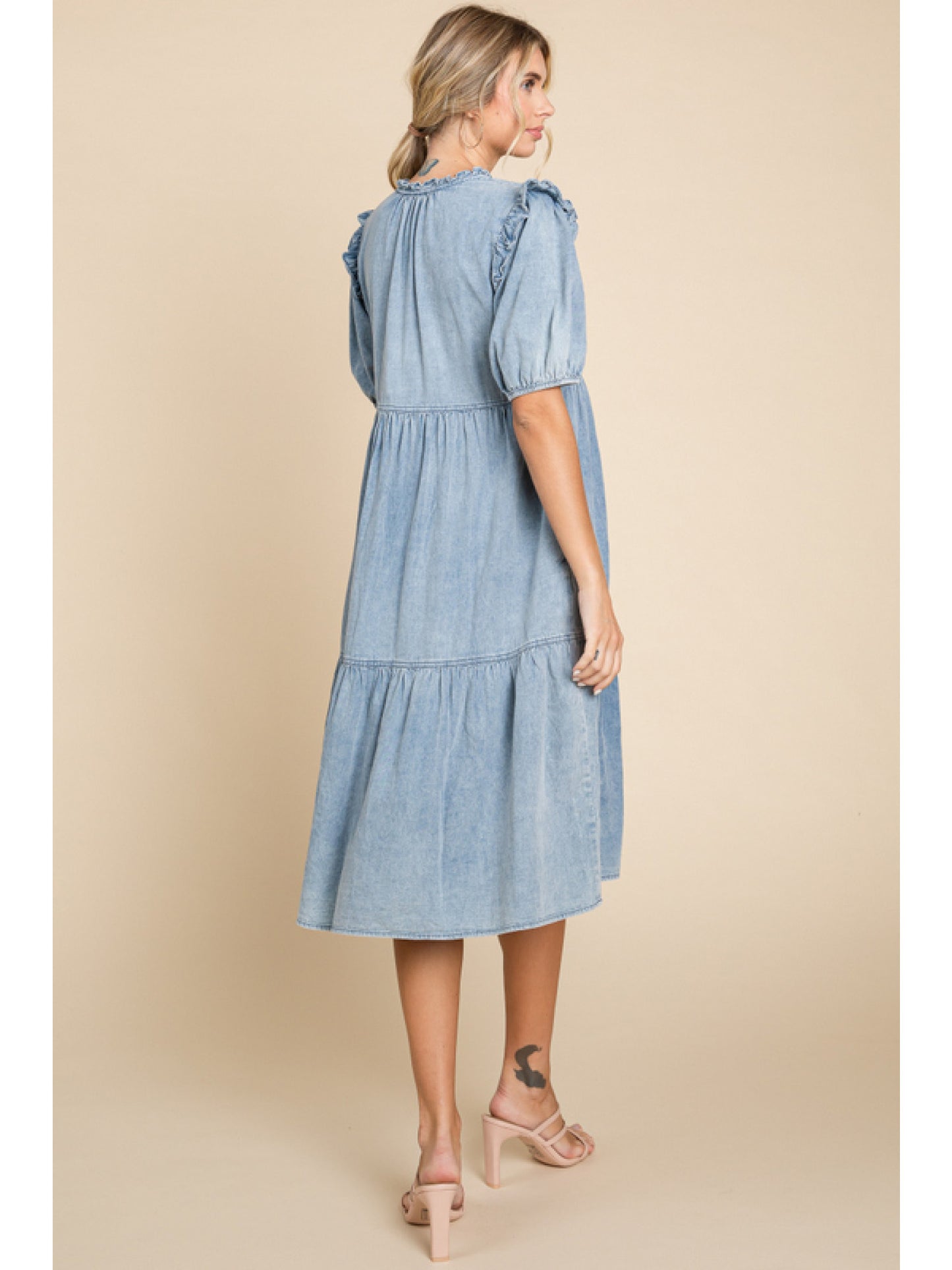 Denim Midi Dress